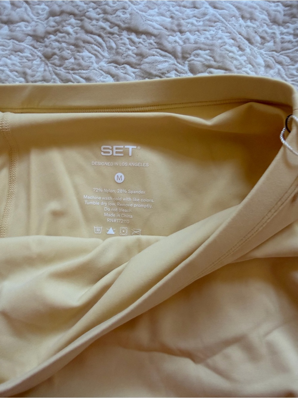 SET Active Pale Yellow Tank Top and Skort Set - Picture 3 of 5